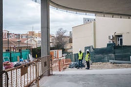 Obras de ampliación en las Urgencias del Hospital Dr. Balmis.