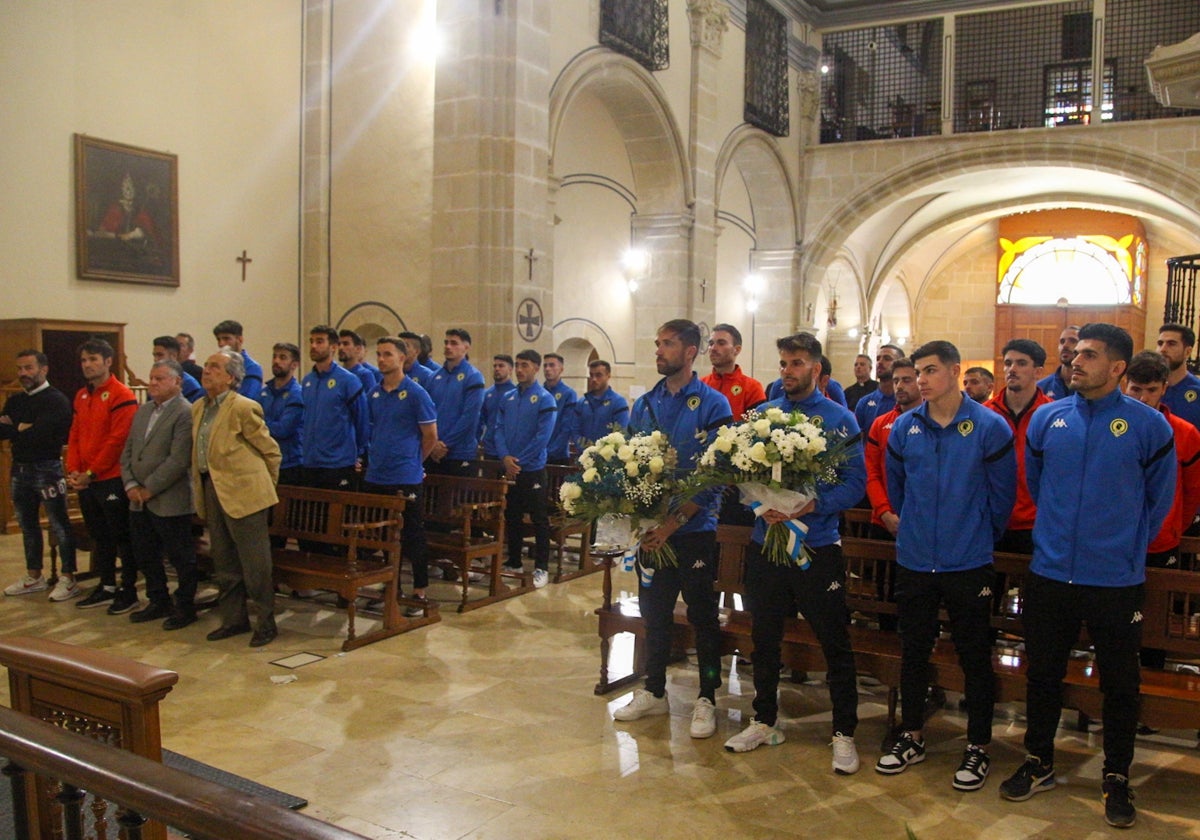 La plantilla del Hércules, hoy en el Monasterio de la Santa Faz