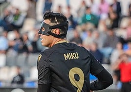 Miku, el pasado sábado en su regreso a la competición