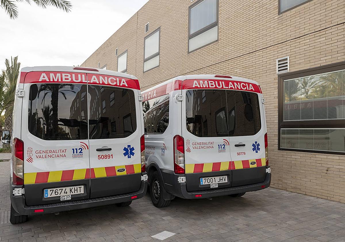 Ambulancias de los servicios de emergencias