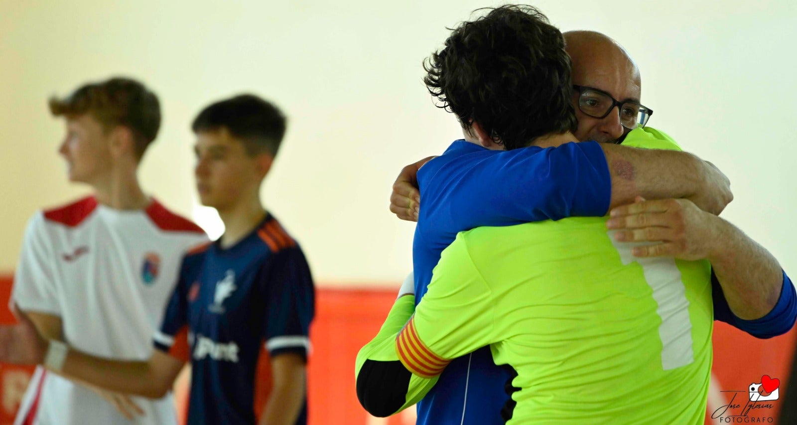 Tres de cinco de la Selección Valenciana Sub-14 de fútbol sala en el Nacional de San Javier