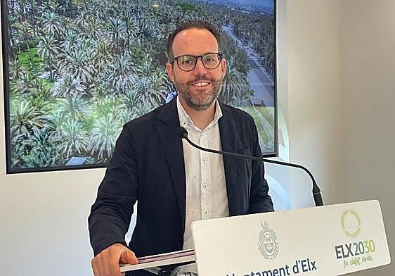 El portavoz del equipo de gobierno ilicitano, Héctor Díez.