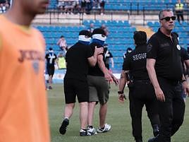 Las imágenes del tenso Hércules-Alzira