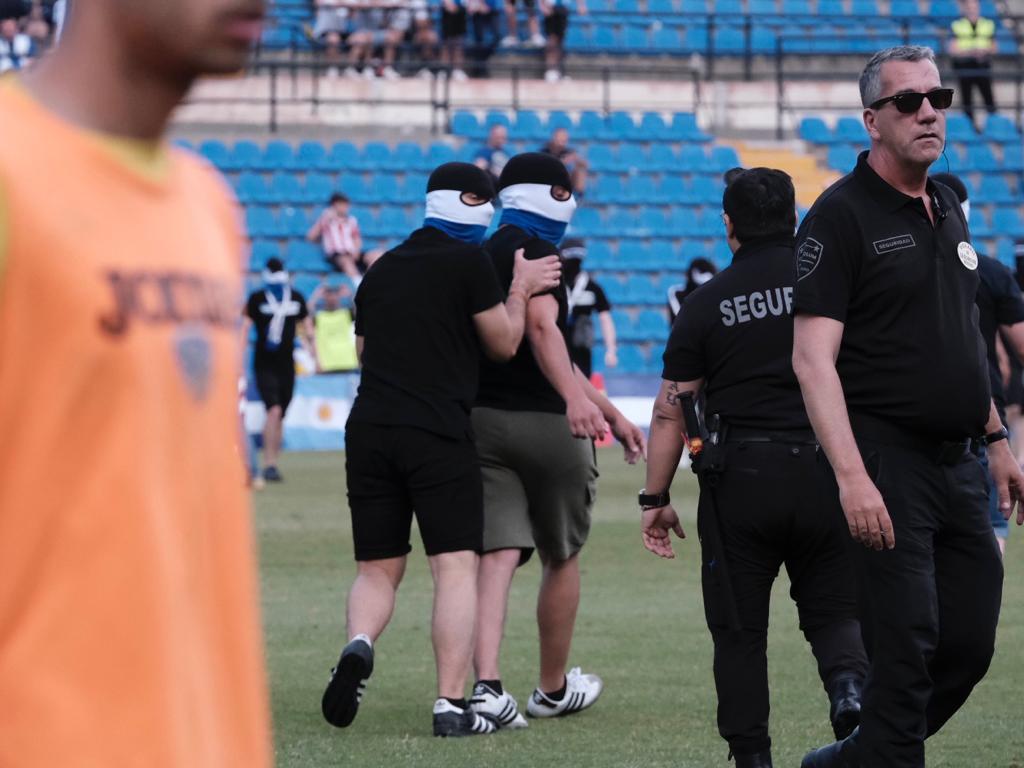 Las imágenes del tenso Hércules-Alzira