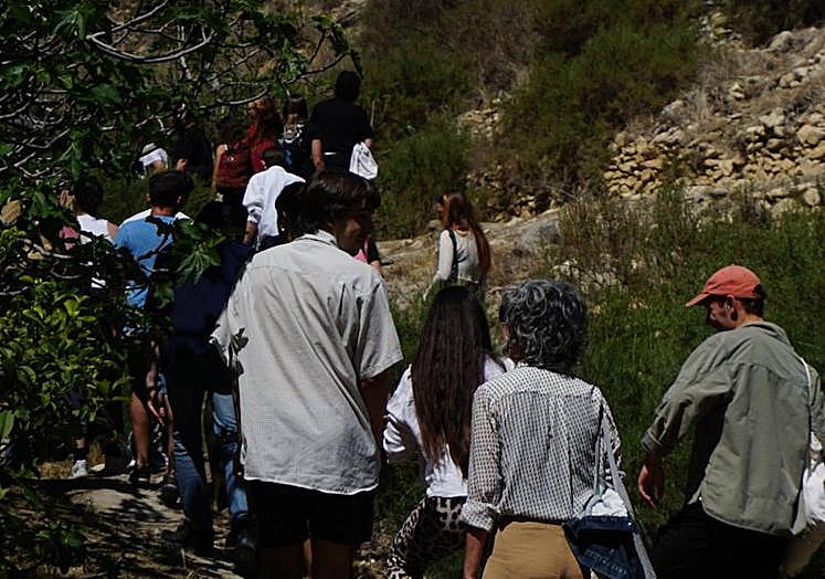 Una de las paradas en el Benacantil de la activación final del proyecto