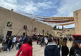 Mercado Medieval en el castillo de Santa Bárbara de Alicante.