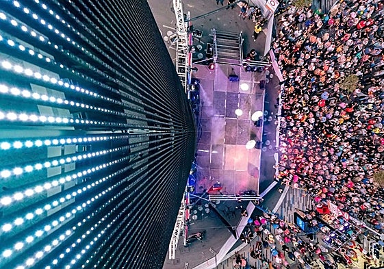 Imagen del Tecnohito durante la final de Eurovisión de 2022