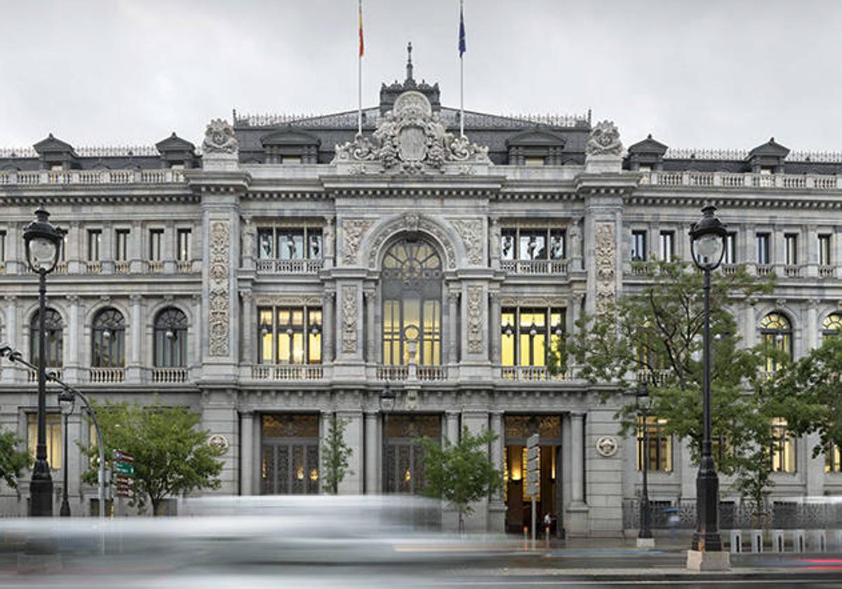 Fachada del Banco de España.