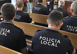 Policías locales de Elche.