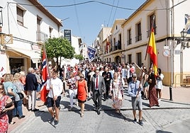 Imagen del desfile del 17 de mayo realizado el pasado año