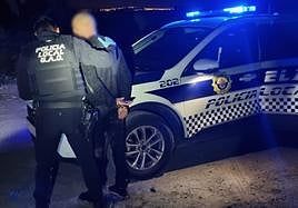 Imagen de archivo de una detención de la Policía Local de Elche.
