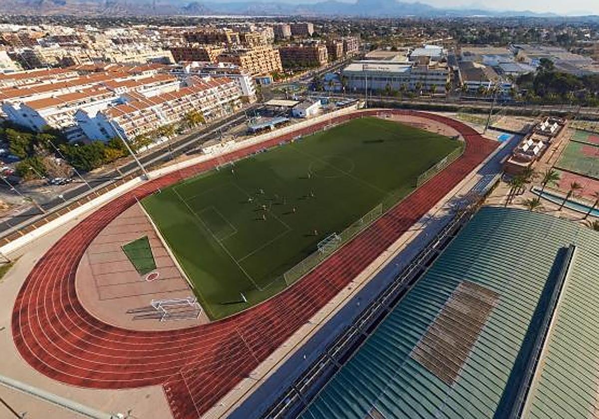 Instalaciones deportivas de la Universidad de Alicante.