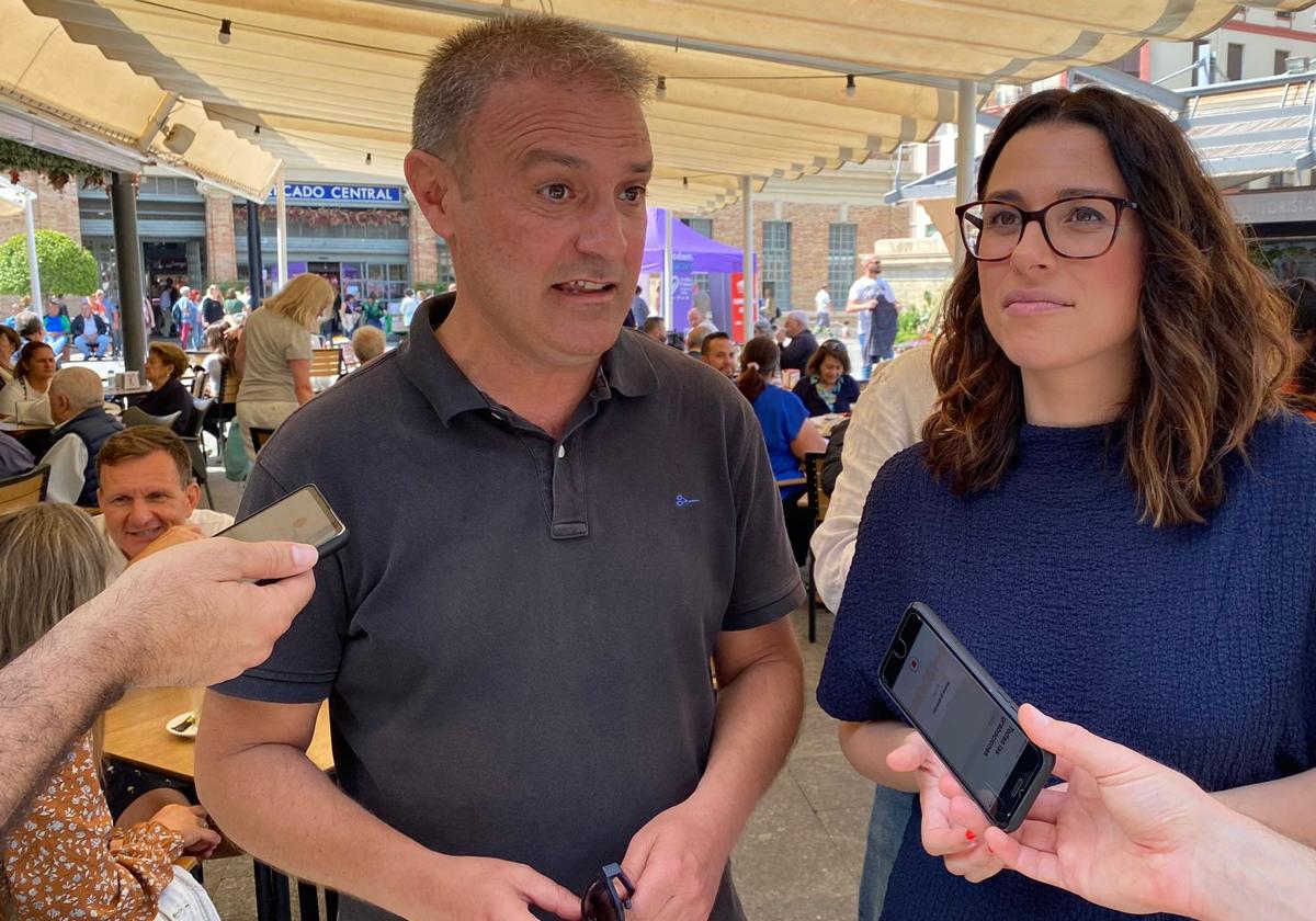 Bellido y Mas en la rueda de prensa