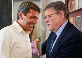 Carlos Mazón y Ximo Puig, frente a frente.