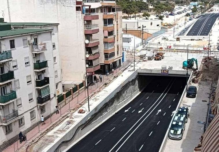 Benidorm reabre la avenida Beniardá al tráfico autorizando a los vehículos de emergencias