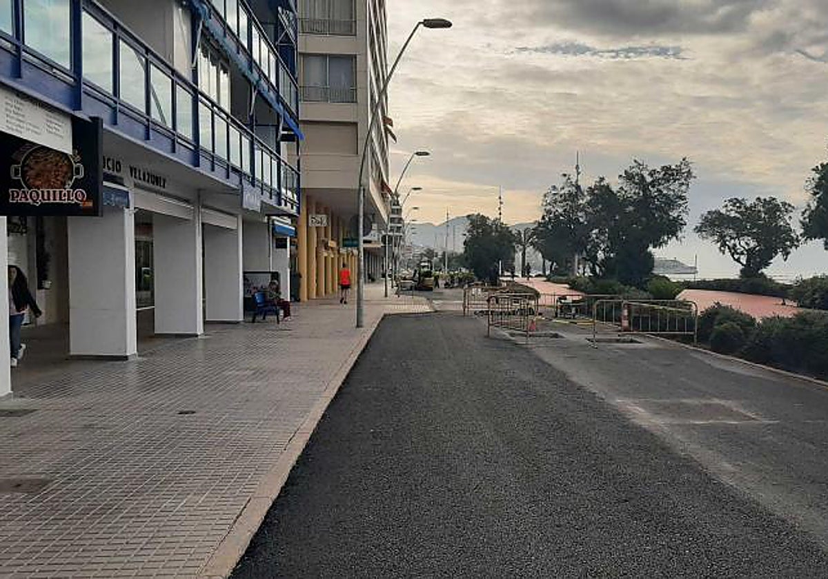 Imagen de la zona afectada