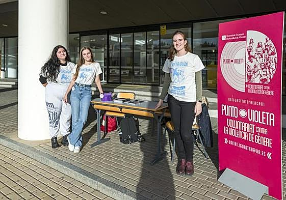 Punto violeta en la UA