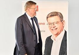 El presidente de la Generalitat en funciones y secretario general del PSPV, Ximo Puig, durante la campaña.