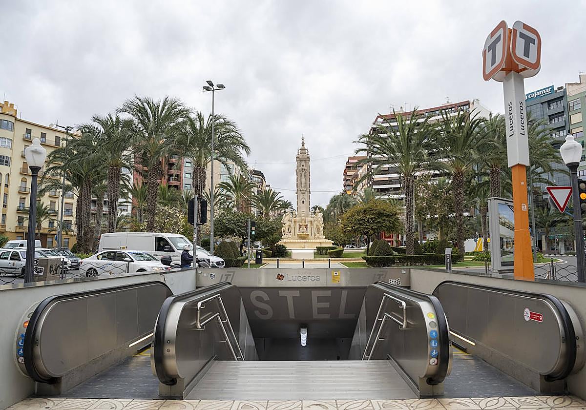 Parada del TRAM de Luceros, en Alicante.