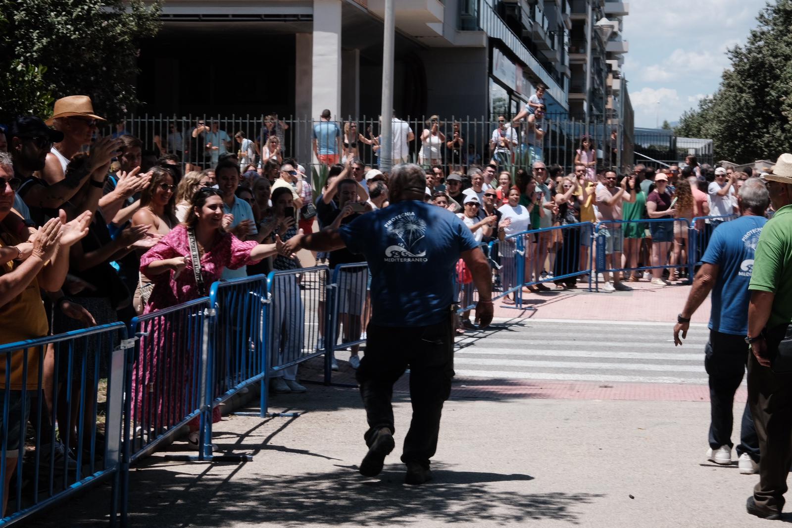 100 kilos de pólvora en la octava mascletà de las Hogueras de Alicante