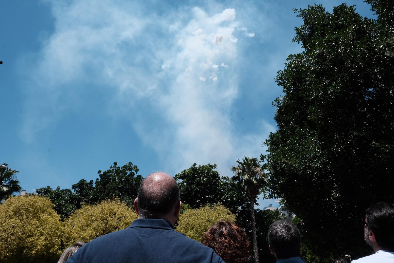 100 kilos de pólvora en la octava mascletà de las Hogueras de Alicante