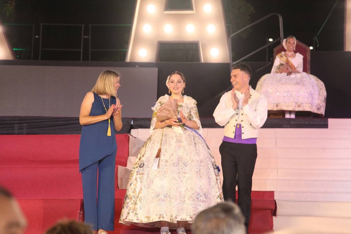 Protagonismo para Arantxa Pons y la Quintà 2023 en la proclamación de Fogueres Xàbia