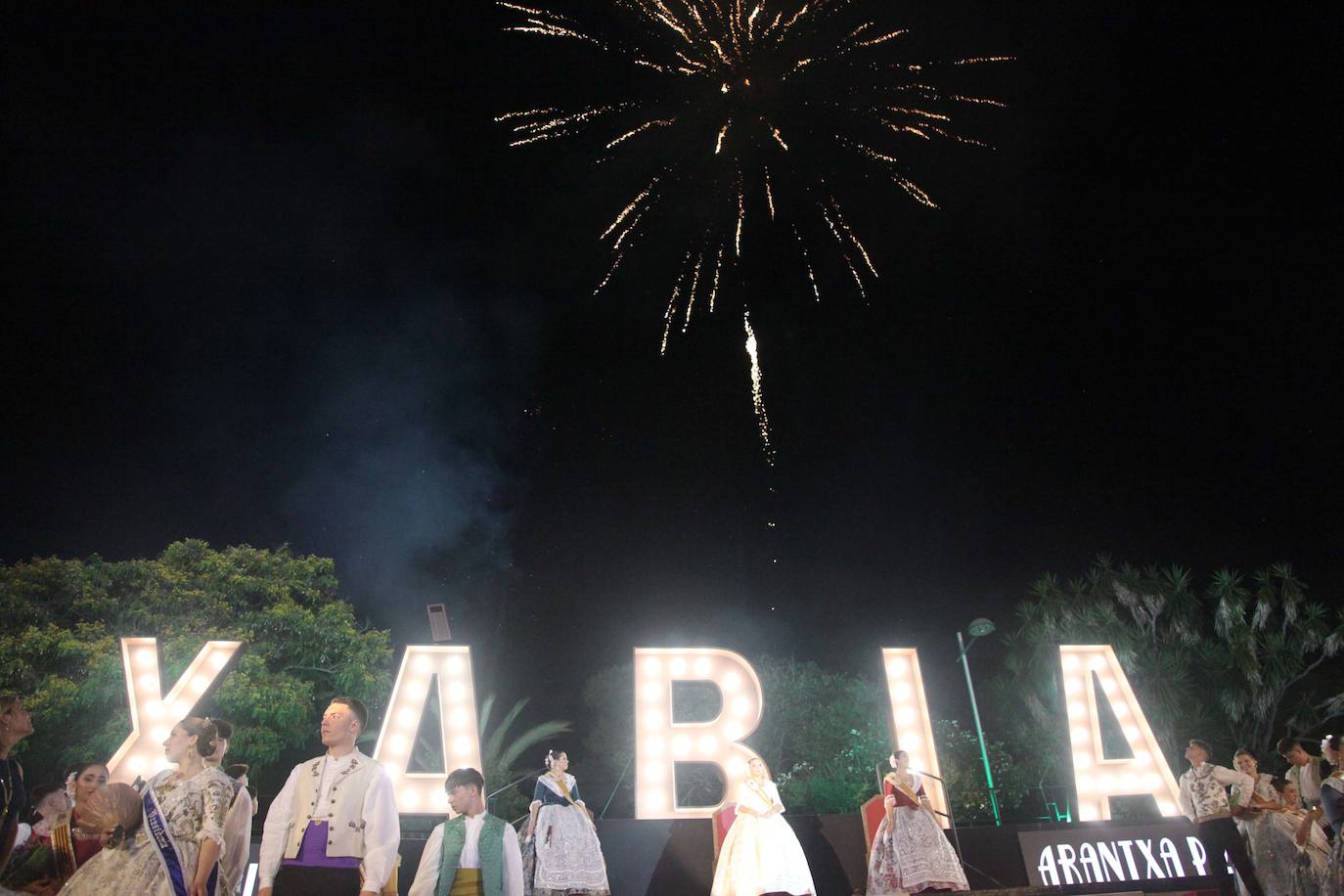 Protagonismo para Arantxa Pons y la Quintà 2023 en la proclamación de Fogueres Xàbia