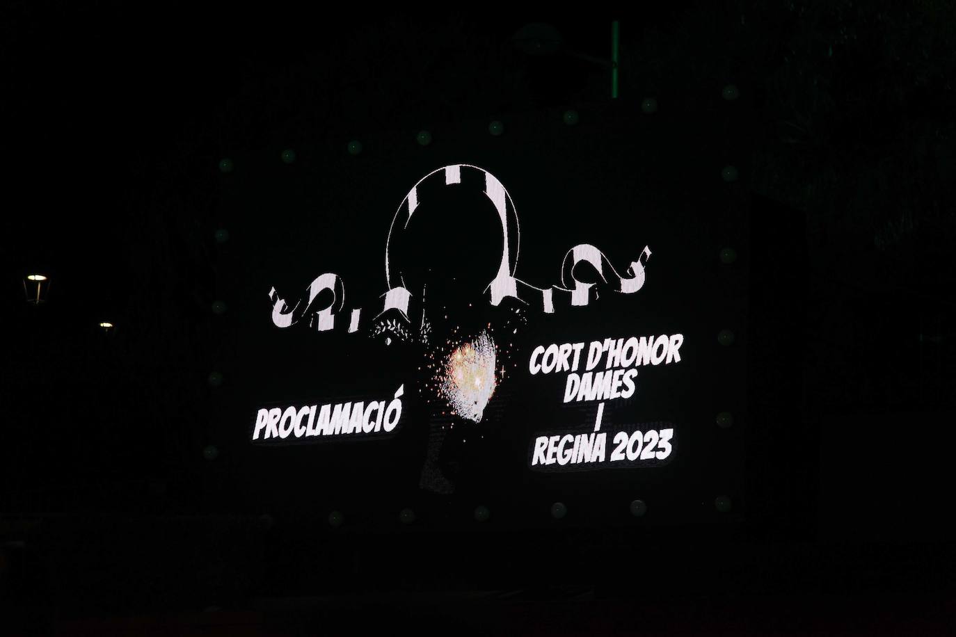 Protagonismo para Arantxa Pons y la Quintà 2023 en la proclamación de Fogueres Xàbia