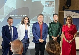 Francesc Colomer junto a Fede Fuster y Nuria Montes