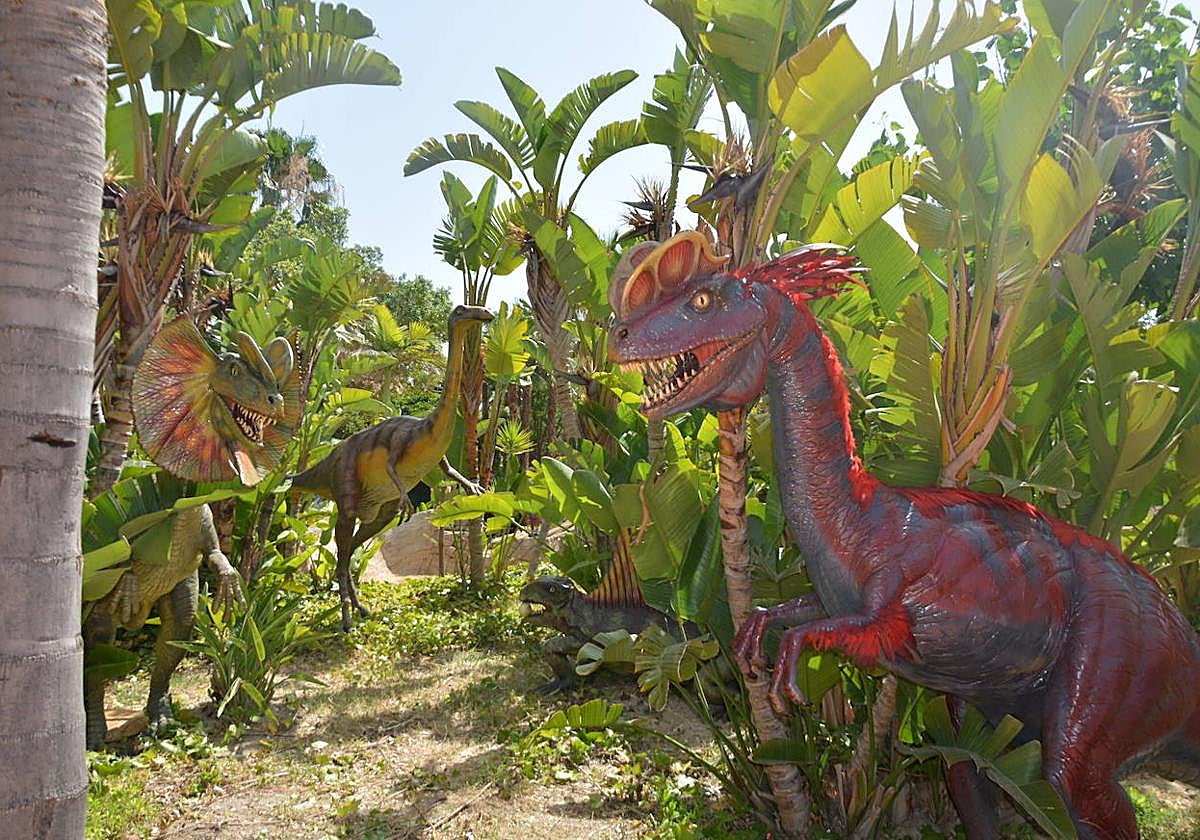 Dinosaurios en Terra Natura Benidorm.