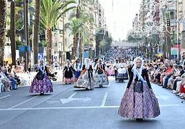 Entrada de bandas de las Hogueras de Alicante.