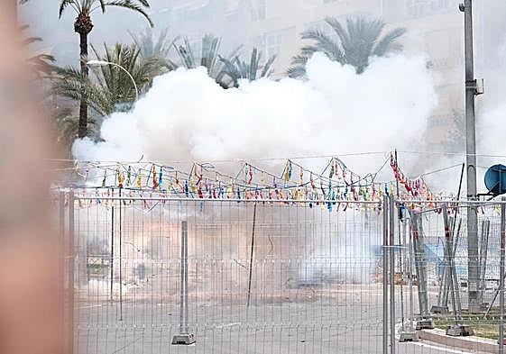 Disparo de Mediterráneo en Luceros.