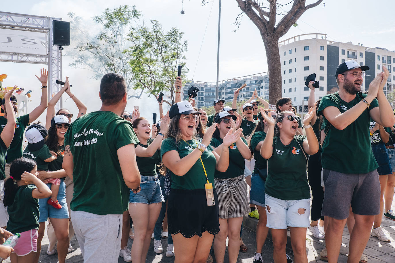 Los antigones celebran el oro de las Hogueras de Alicante