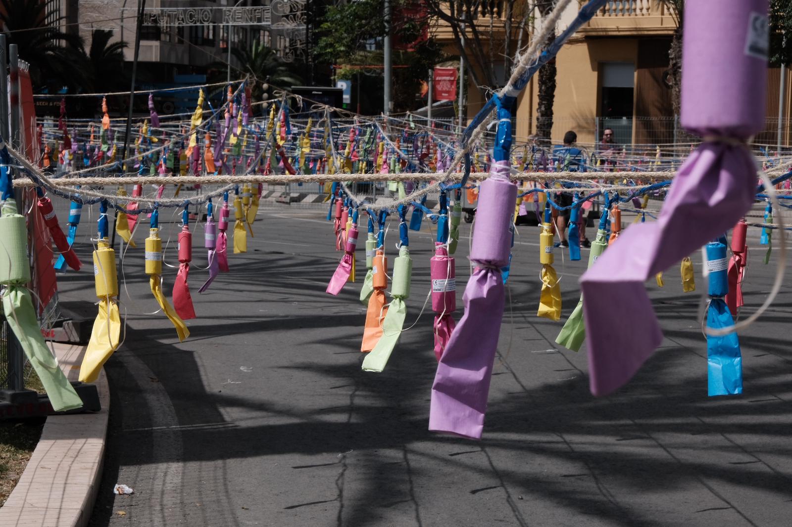 La Benemérita revisa que la mascletà cumpla la normativa