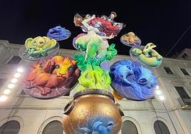 Hoguera Especial Hernán Cortés de 2023.