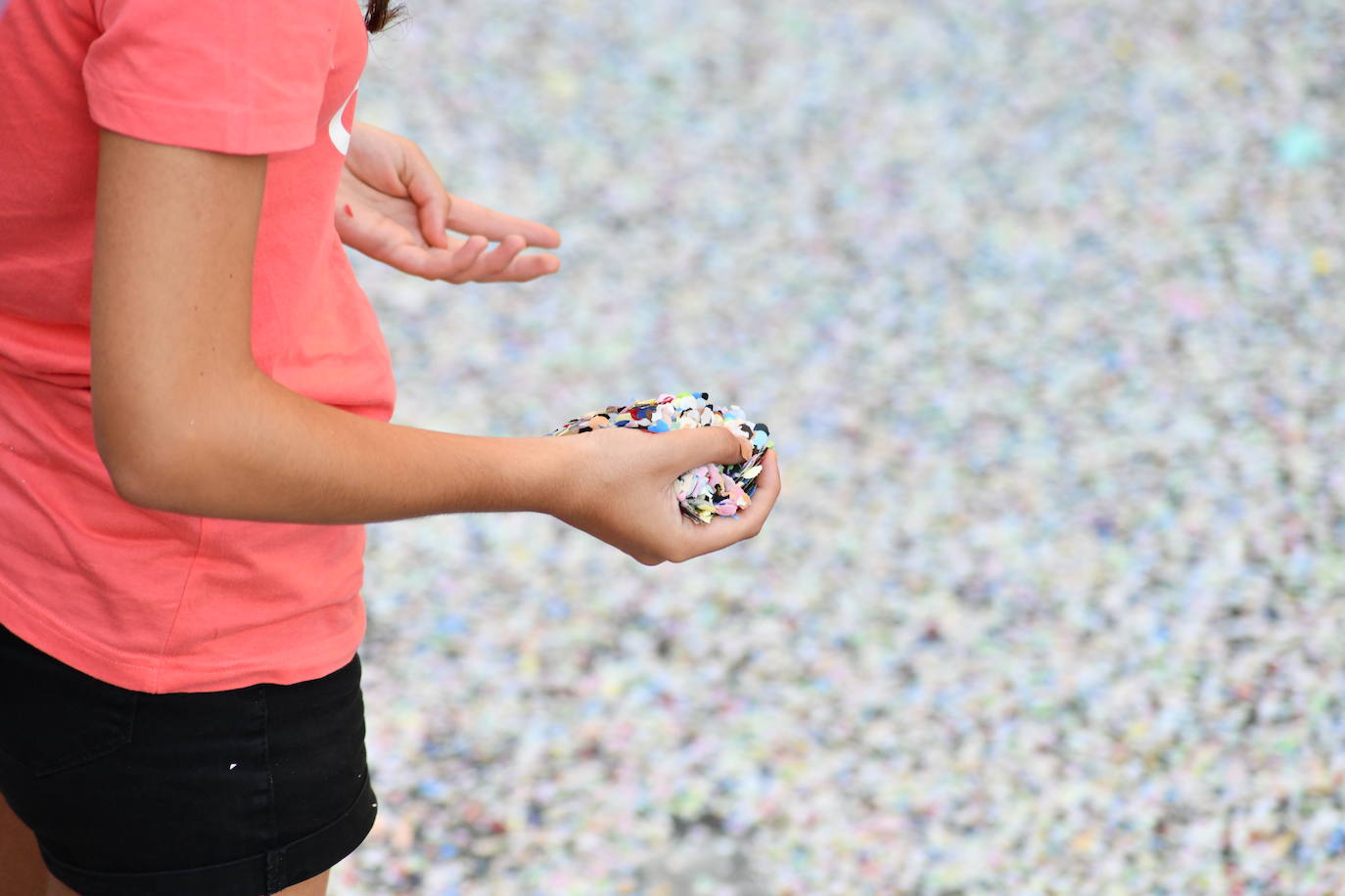 El coso multicolor llena Alicante de confeti después de una década