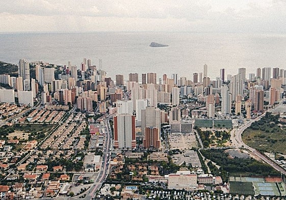 Imagen de la zona de Levante de Benidorm