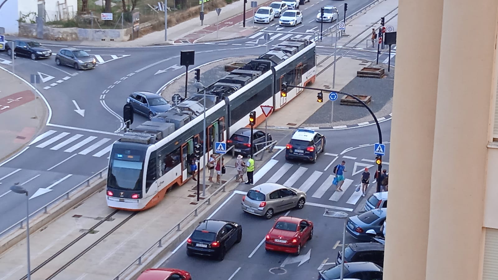 Imagen del accidente.