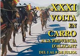 Cartel de la Volta en Carro a la provincia.
