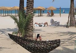 La playa del Arenal de Xàbia.