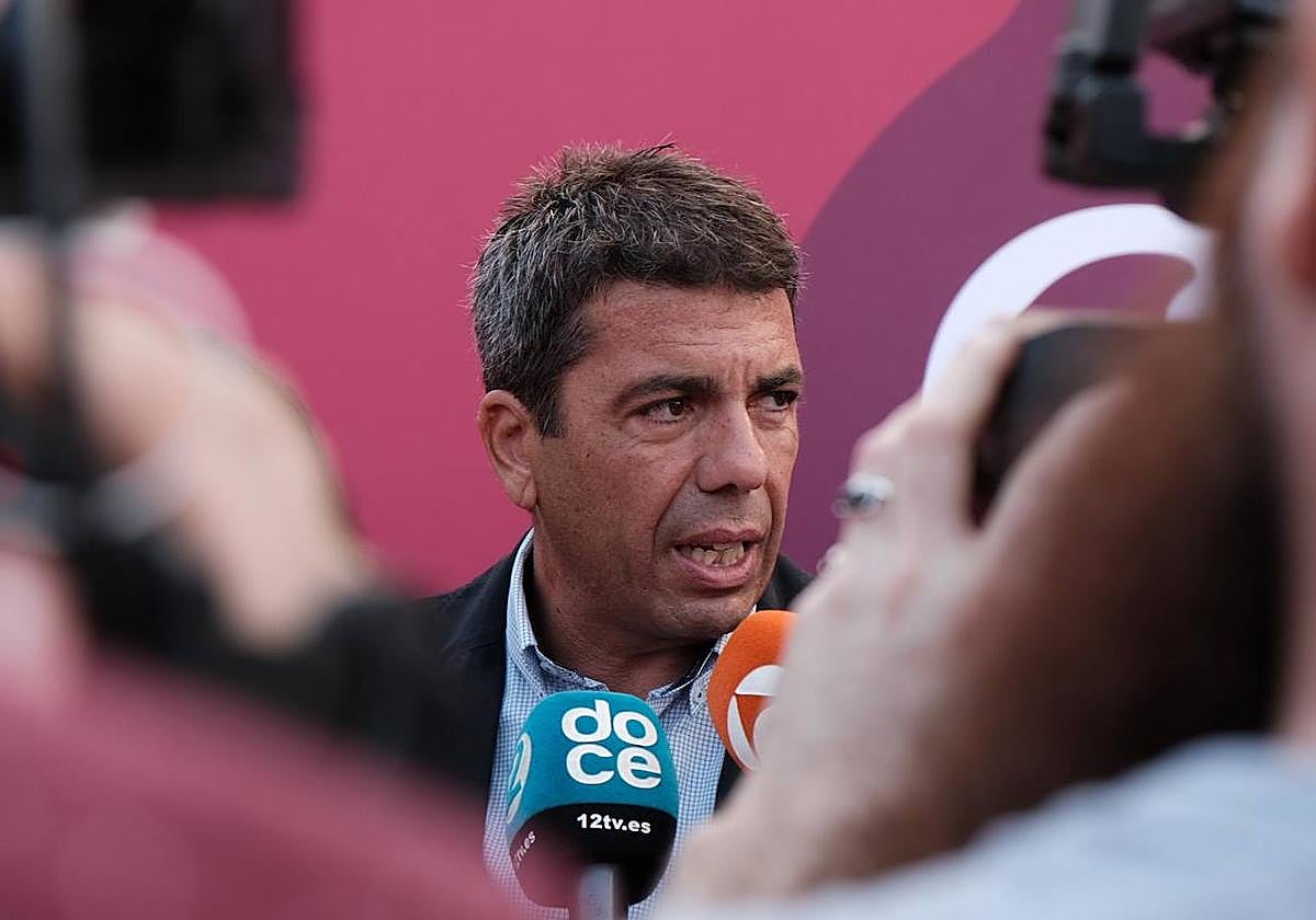 Carlos Mazón, presidente de la Diputación de Alicante, este jueves.