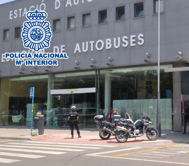 El hurto se produjo en las inmediaciones de la estación de autobuses de Alicante.