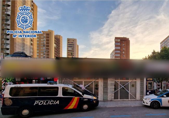 El prsunto club cannábico de Benidorm.