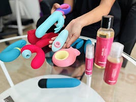 Una muestra de distintos juguetes sexuales.