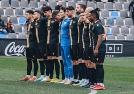 Once del Intercity antes de un partido de Liga