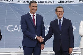 Debate entre Pedro Sánchez y Alberto Núñez Feijóo