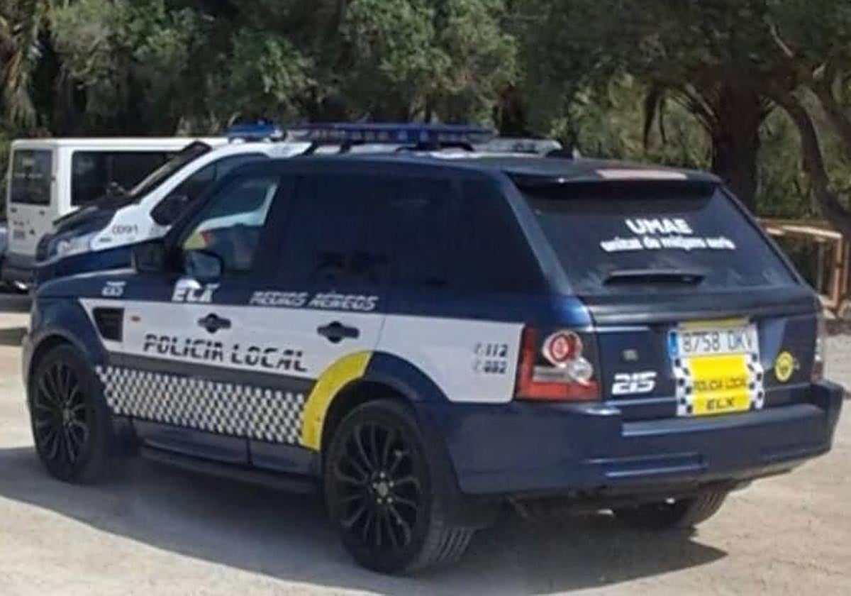 Patrulla de la Policía Local de Elche.