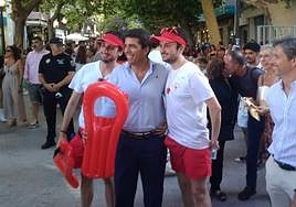 Despliegue del PP en el desfile de carrozas de Dénia