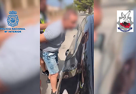 Imágenes de la detención del fugitivo polaco.