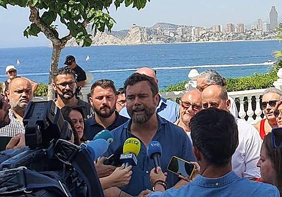 Iván Espinosa de los Monteros, en Benidorm.